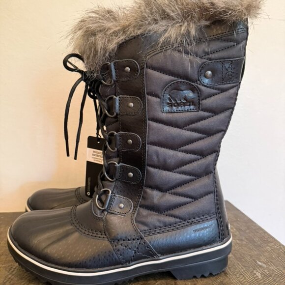 Sorel Shoes - NEW Sorel Joan of Arctic Waterproof Winter Boots in Black - Women's Size 8.5